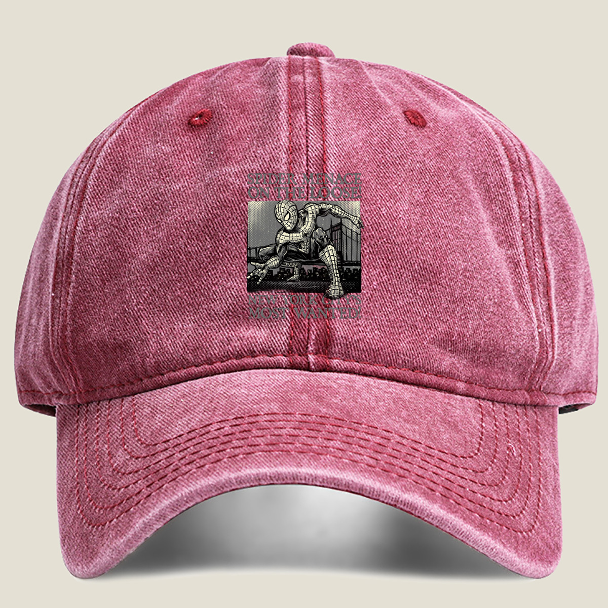 Spider-Man: Spider Menace on the Loose! - Washed Denim - Baseball Cap