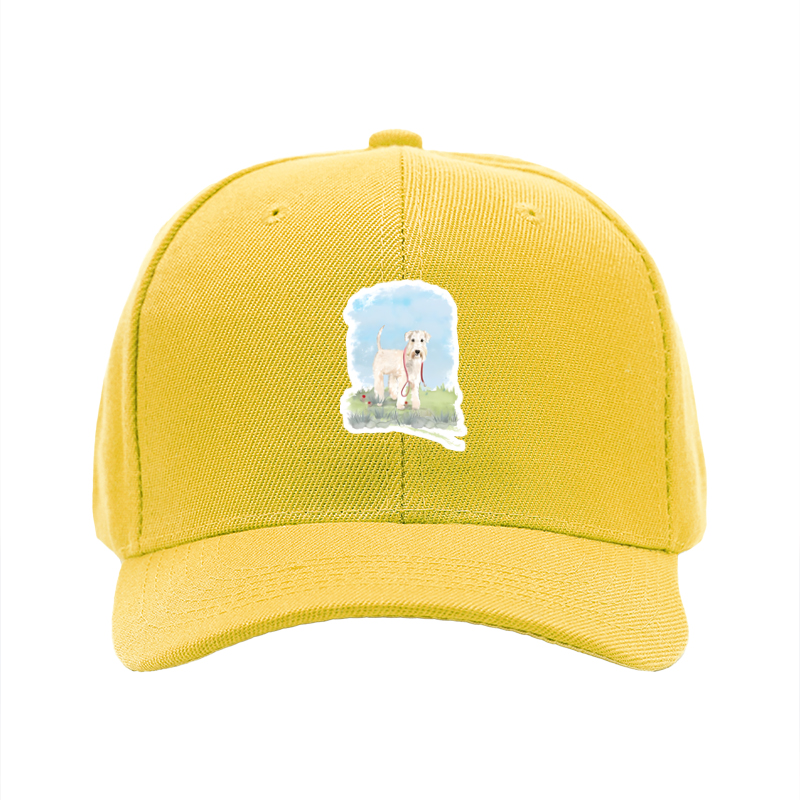 1pc New Baseball Cap with Adorable Dog Print and Red Leash Design, Unisex Adjustable Hat for Outdoor Activities, Perfect for Pet Lovers and Casual Wear