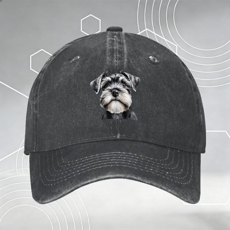 New Baseball Cap with Religious Cross and Stars Print 