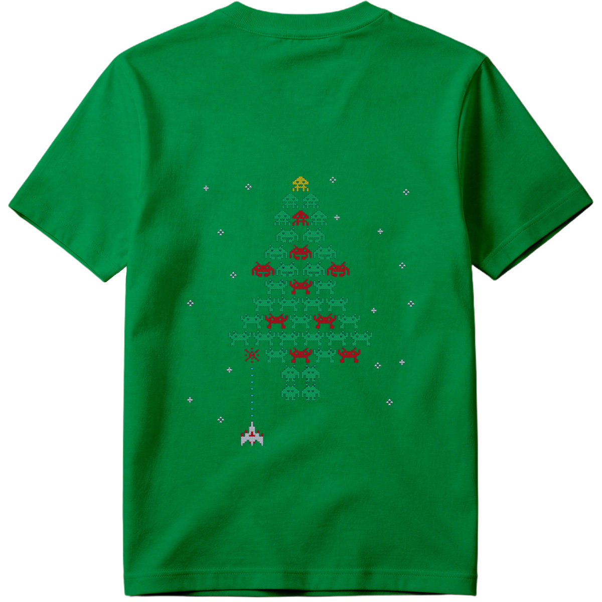 Space Invaders Christmas Tree - Tee