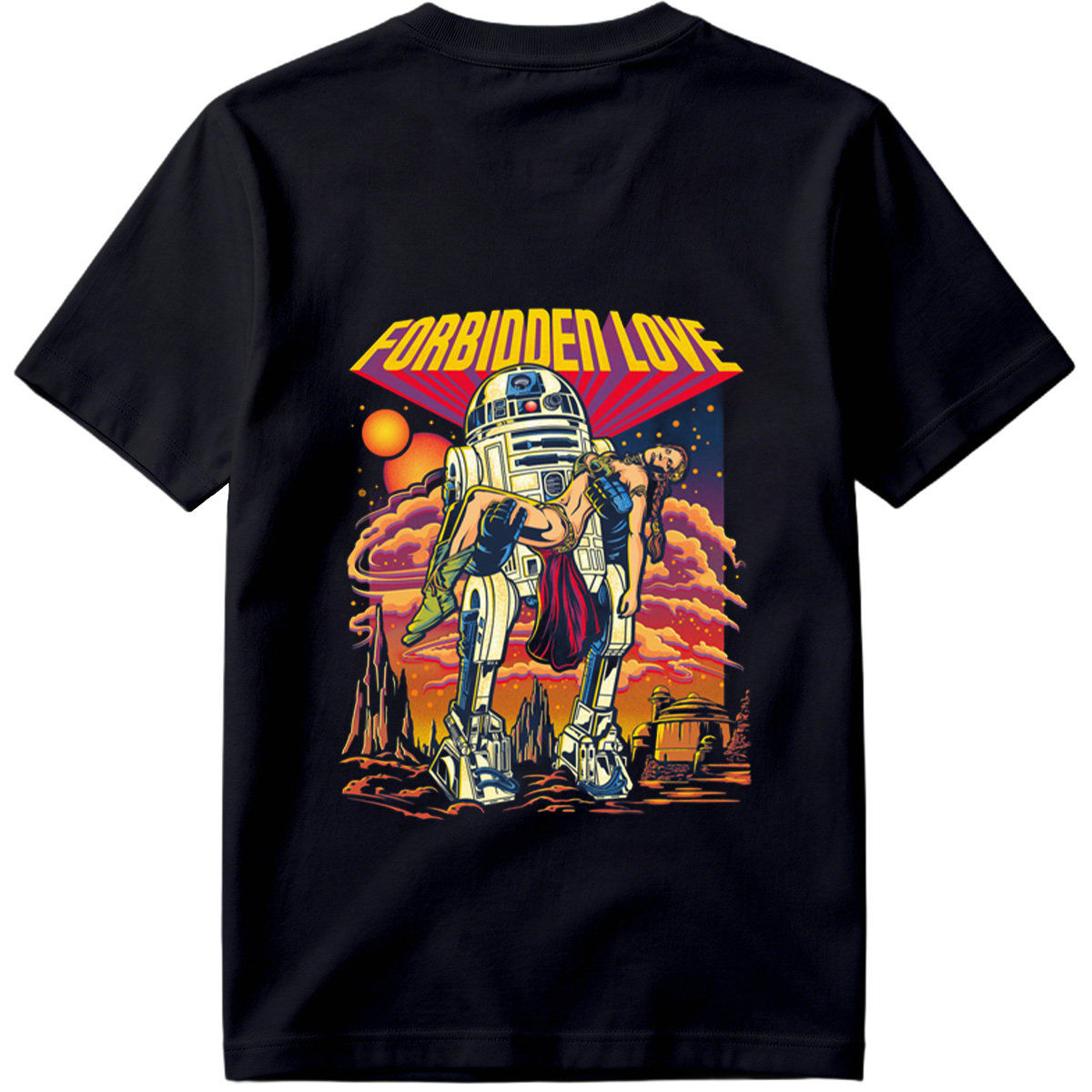 Star Wars: R2-D2 and Leia - Forbidden Love - Tee
