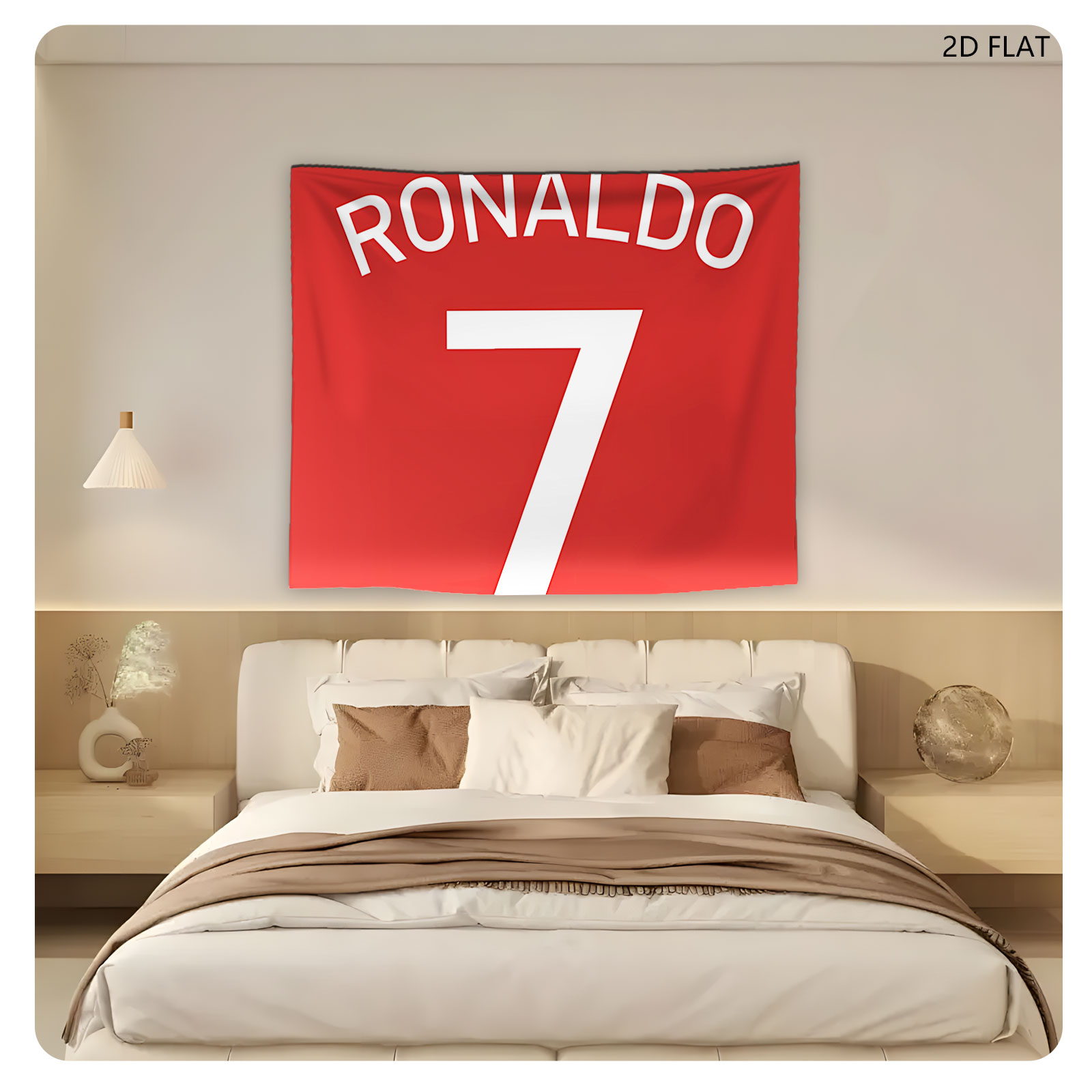 Ronaldo 7 - Football Legend Jersey Number - Tapestry
