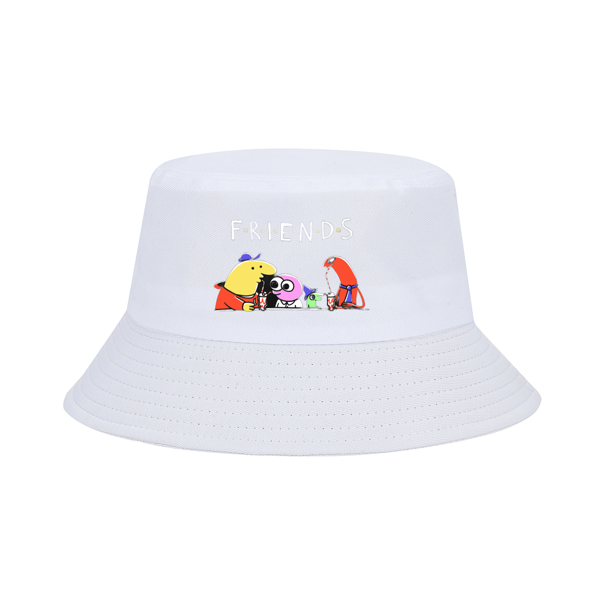 Friends: The Animated Characters Enjoying Drinks Together - Fisherman's Hat