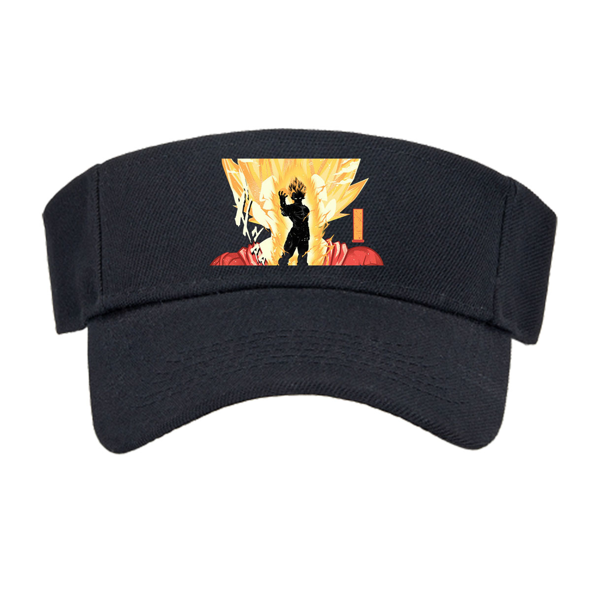 Super Saiyan Transformation: Dragon Ball Z Character in Radiant Aura -  Visor cap