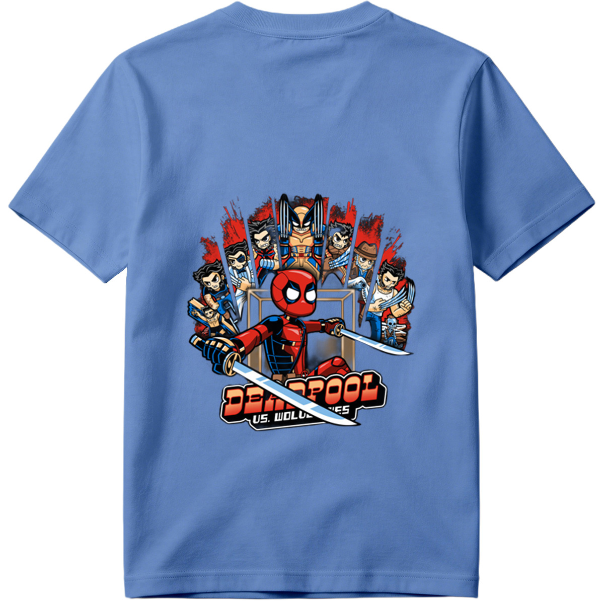 Deadpool vs. Wolverines - Tee