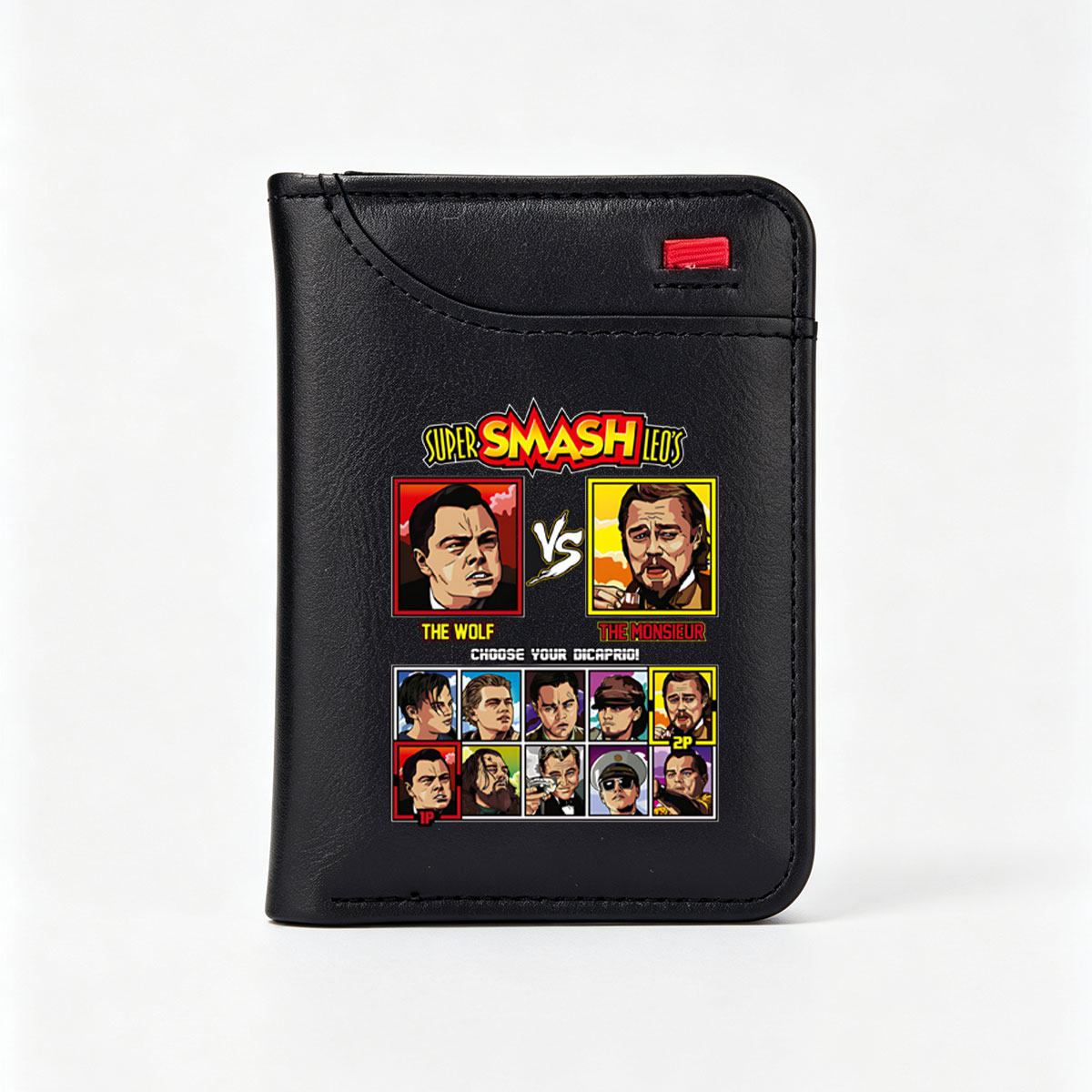 Super Smash Leo's: The Wolf vs The Monsieur - Choose Your DiCaprio! - Vertical Style Wallet