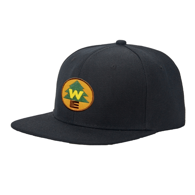 Flat Brim Baseball Cap Tree Logo W Patch Streetwear Underground Skate Style for Basketball Court Skate Park Urban Lifestyle Skateboarders Hip Hop Artists Streetwear Enthusiasts