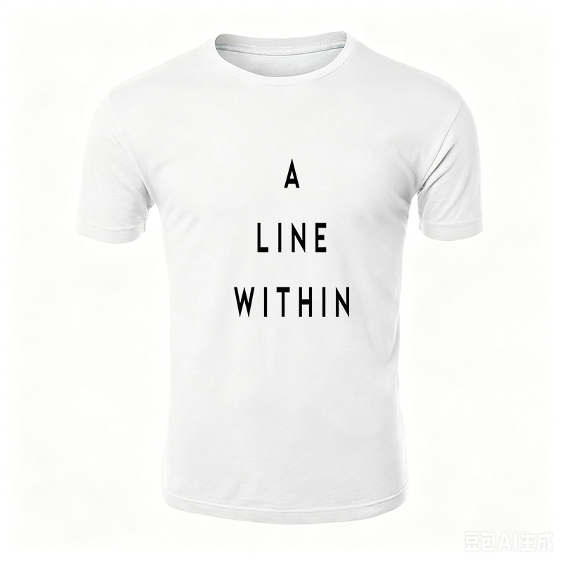 Unisex Classic T-Shirt A Line Within Minimalist Text Design Unisex Classic T-Shirt for Casual Wear, Daily Outfits, and Street Style – Perfect for Adults Who Love Simple Yet Bold Statement Fashion