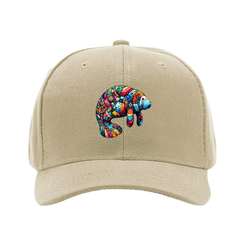 1pc New Baseball Cap Colorful Mosaic Bear Print Unisex Adjustable Hat for Outdoor Activities and Casual Wear Adults Fashion Accessory