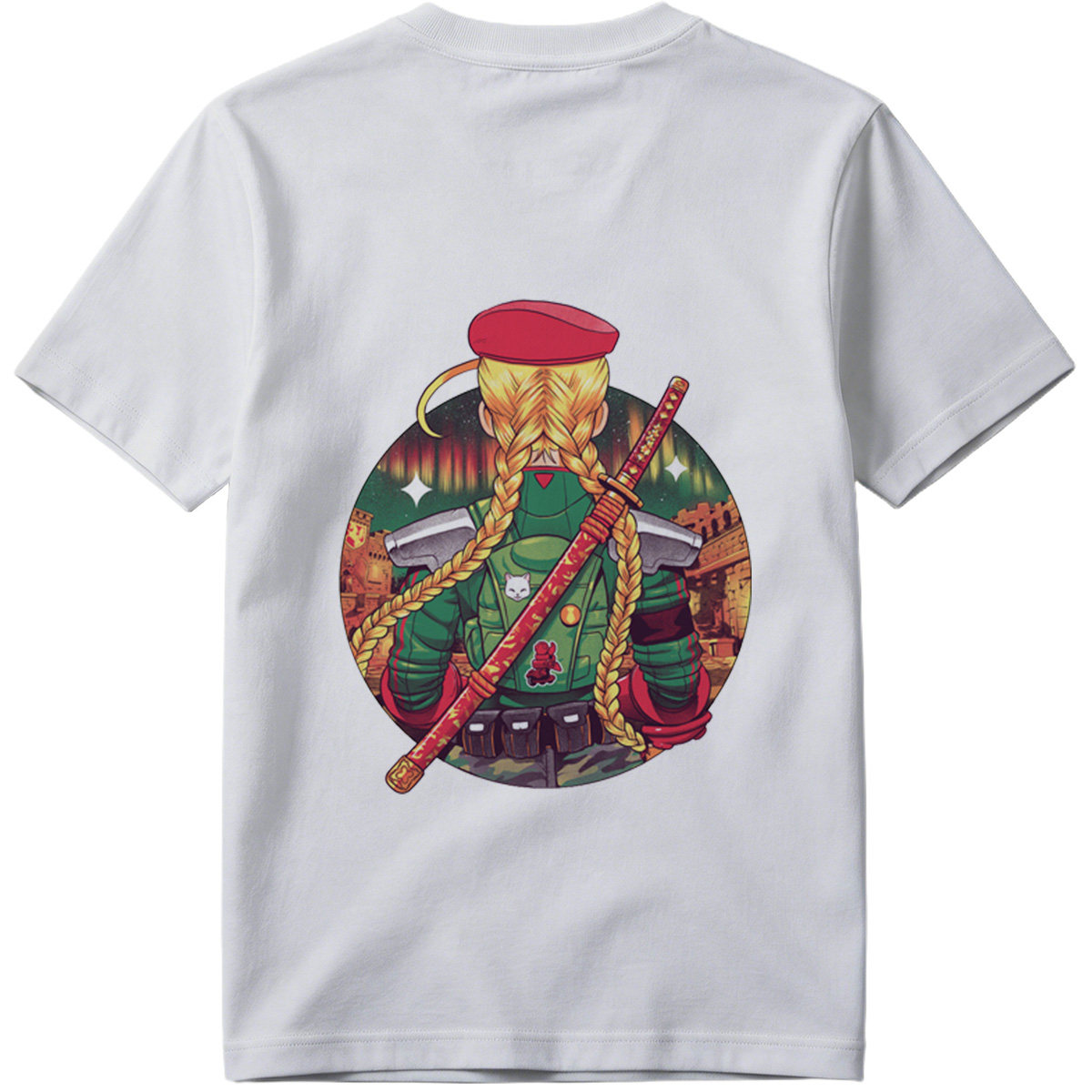**Title:** Street Fighter - Cammy with Katana - Tee