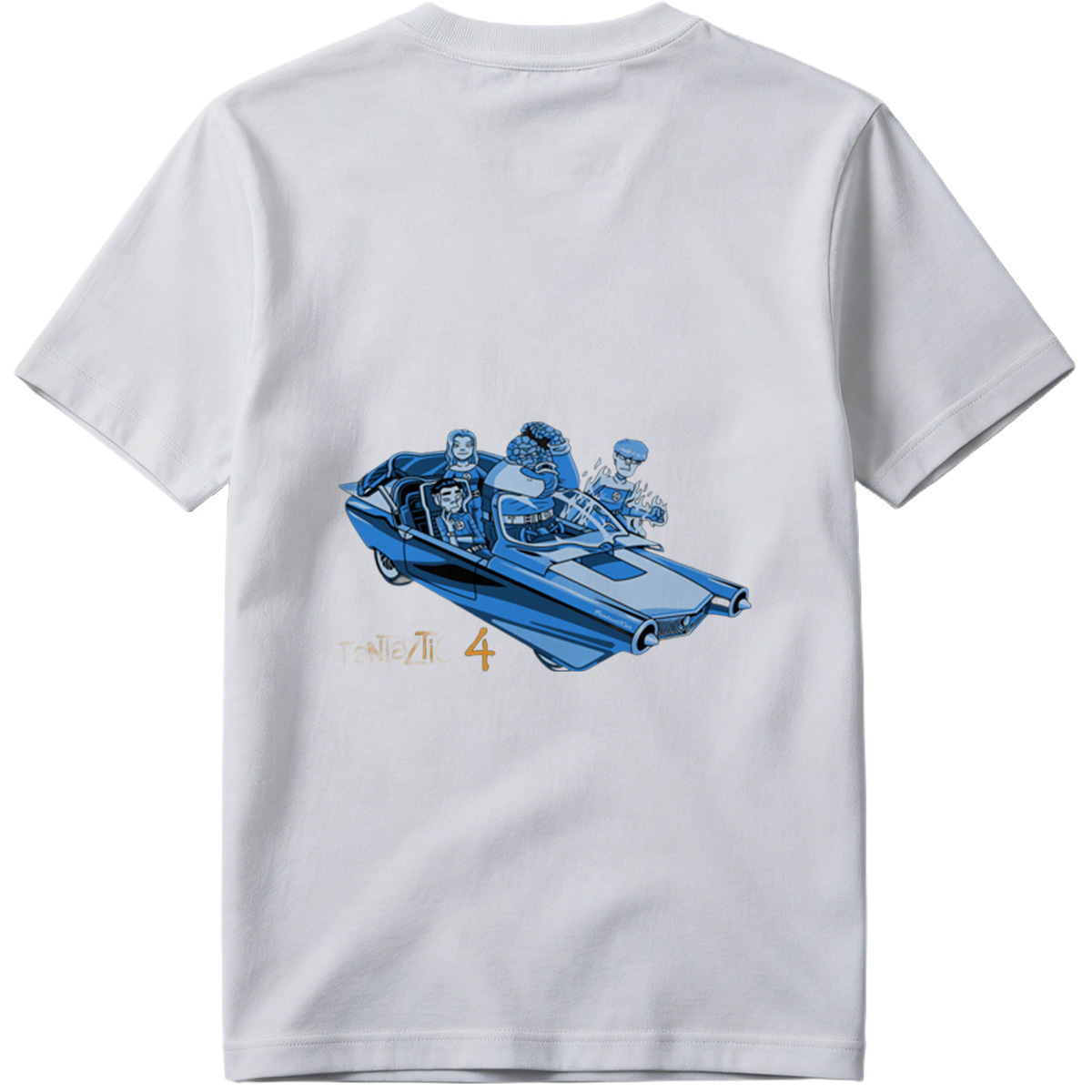 Fantastic Four in the Futuristic Car - Tee