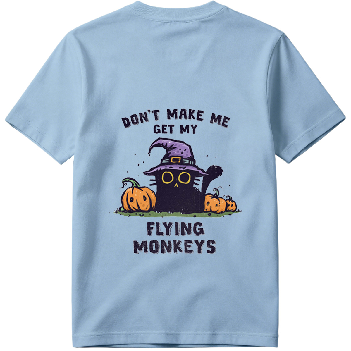 Wicked Witch and Flying Monkeys Halloween Design - Tee