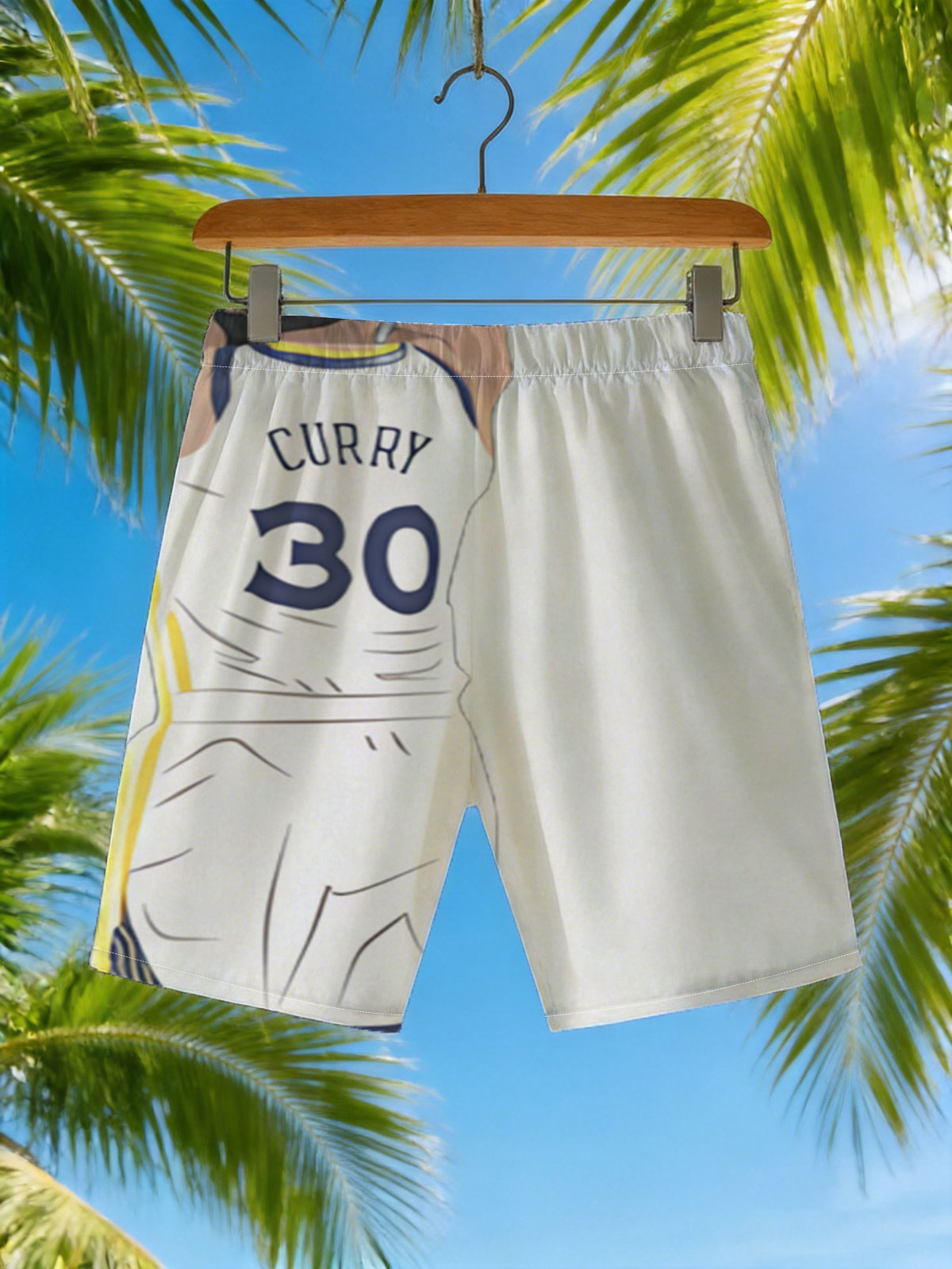 Stephen Curry Shooting a Three-Pointer with 