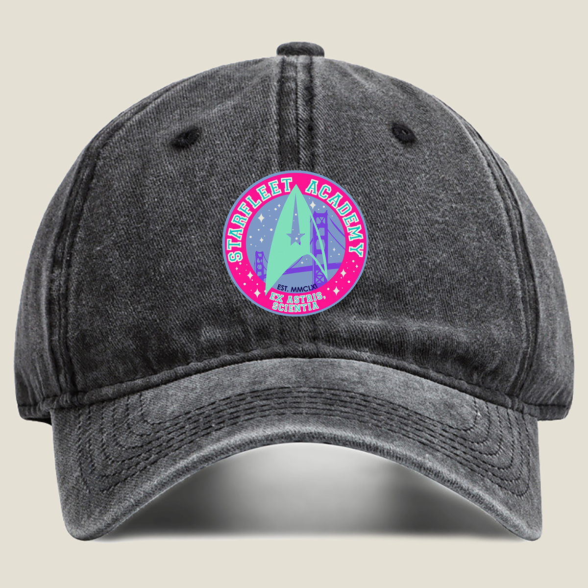 Starfleet Academy: Ex Astris, Scientia - Washed Denim - Baseball Cap