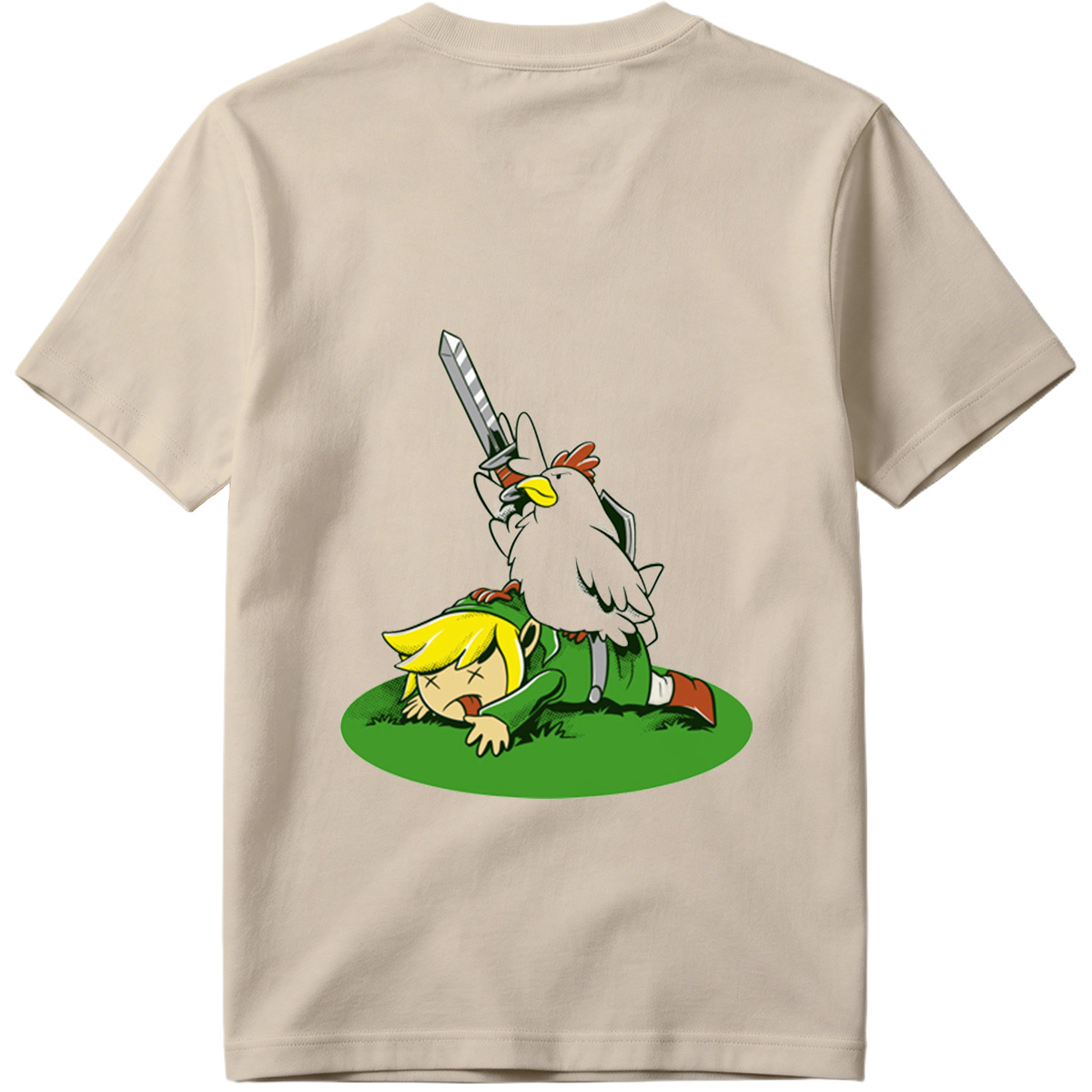Link and Chicken Warrior - Tee