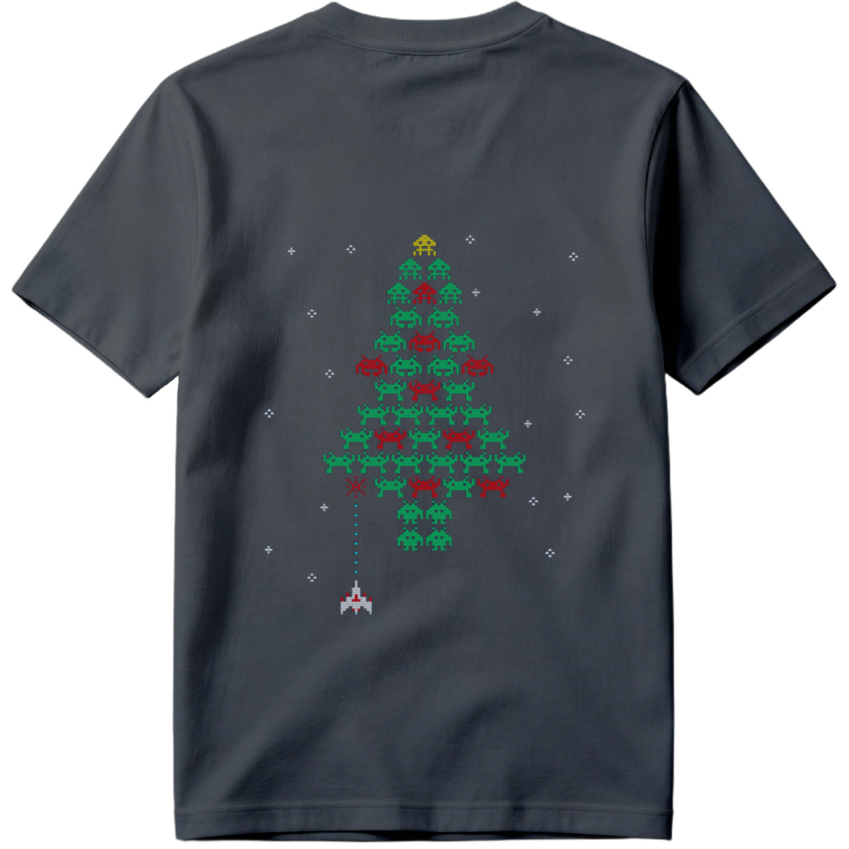 Space Invaders Christmas Tree - Tee