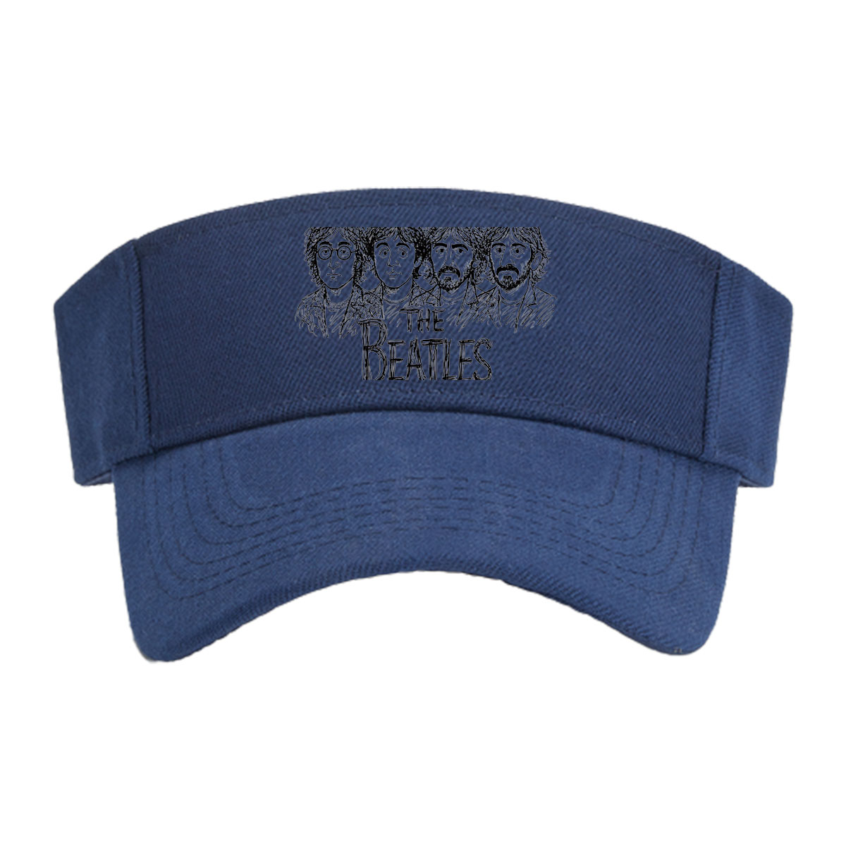 The Beatles Band Members Portrait Sketch -  Visor cap
