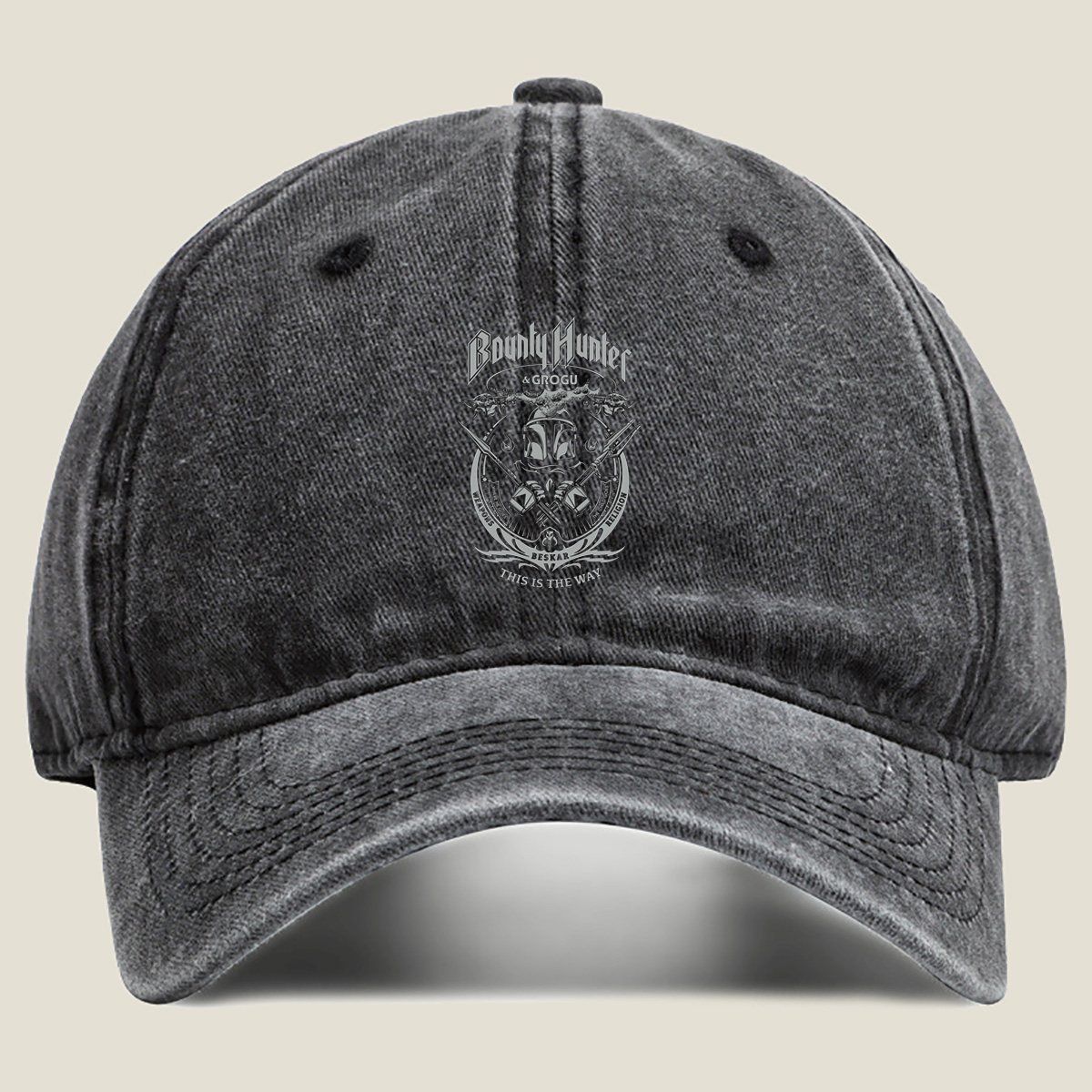 Bounty Hunter & Grogu: This Is The Way - Washed Denim - Baseball Cap
