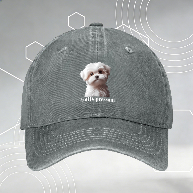 New Baseball Cap Eat Sleep Counting Pills Repeat Floral Print Design Unisex Adjustable Hat for Daily Wear, Gym, Casual Outfits - Perfect for Teens, Adults & Fashion Lovers