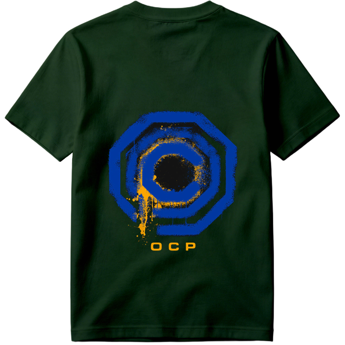 OCP Logo with Blue and Yellow Design - Tee