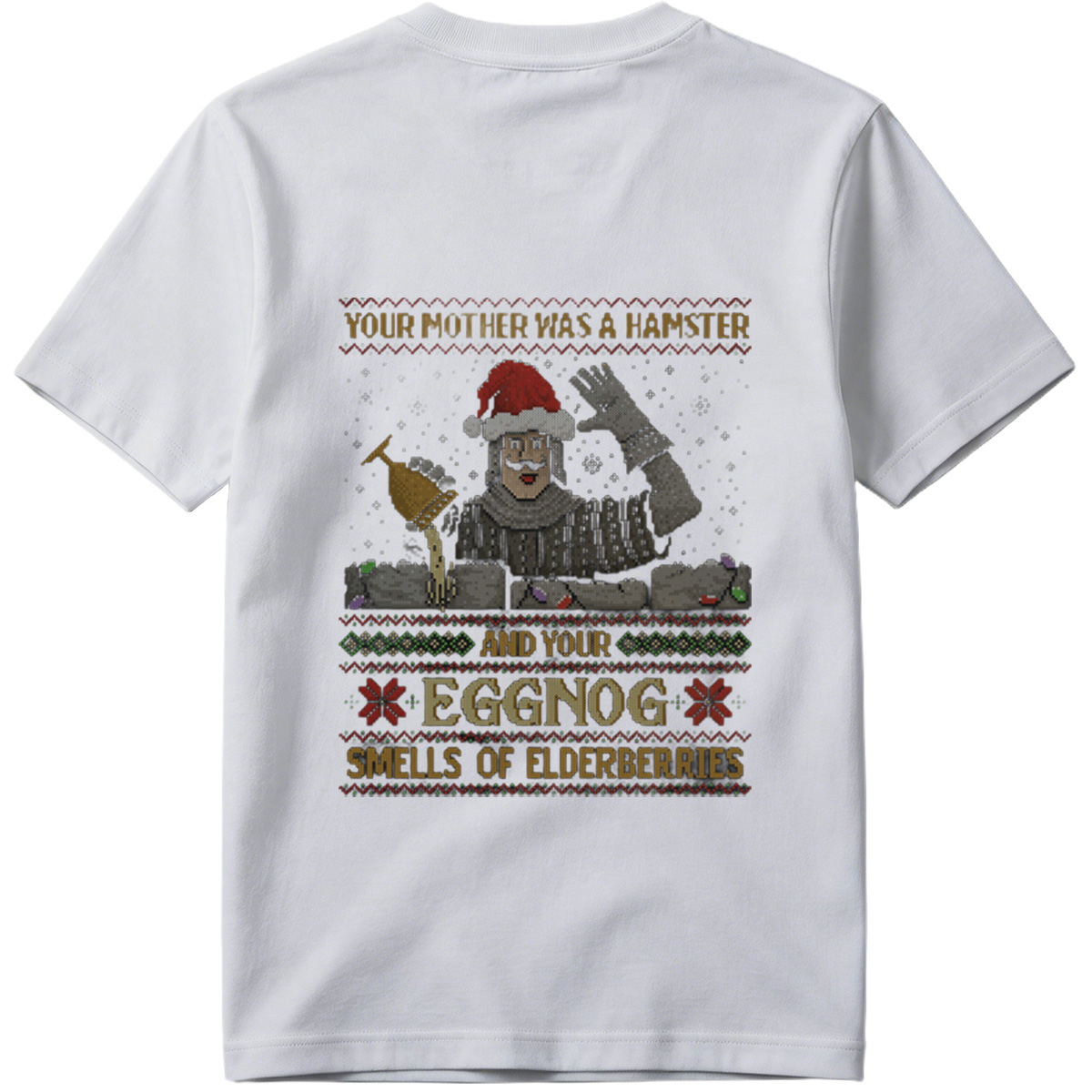 Monty Python and the Holy Grail - King Arthur Christmas Sweater - Tee