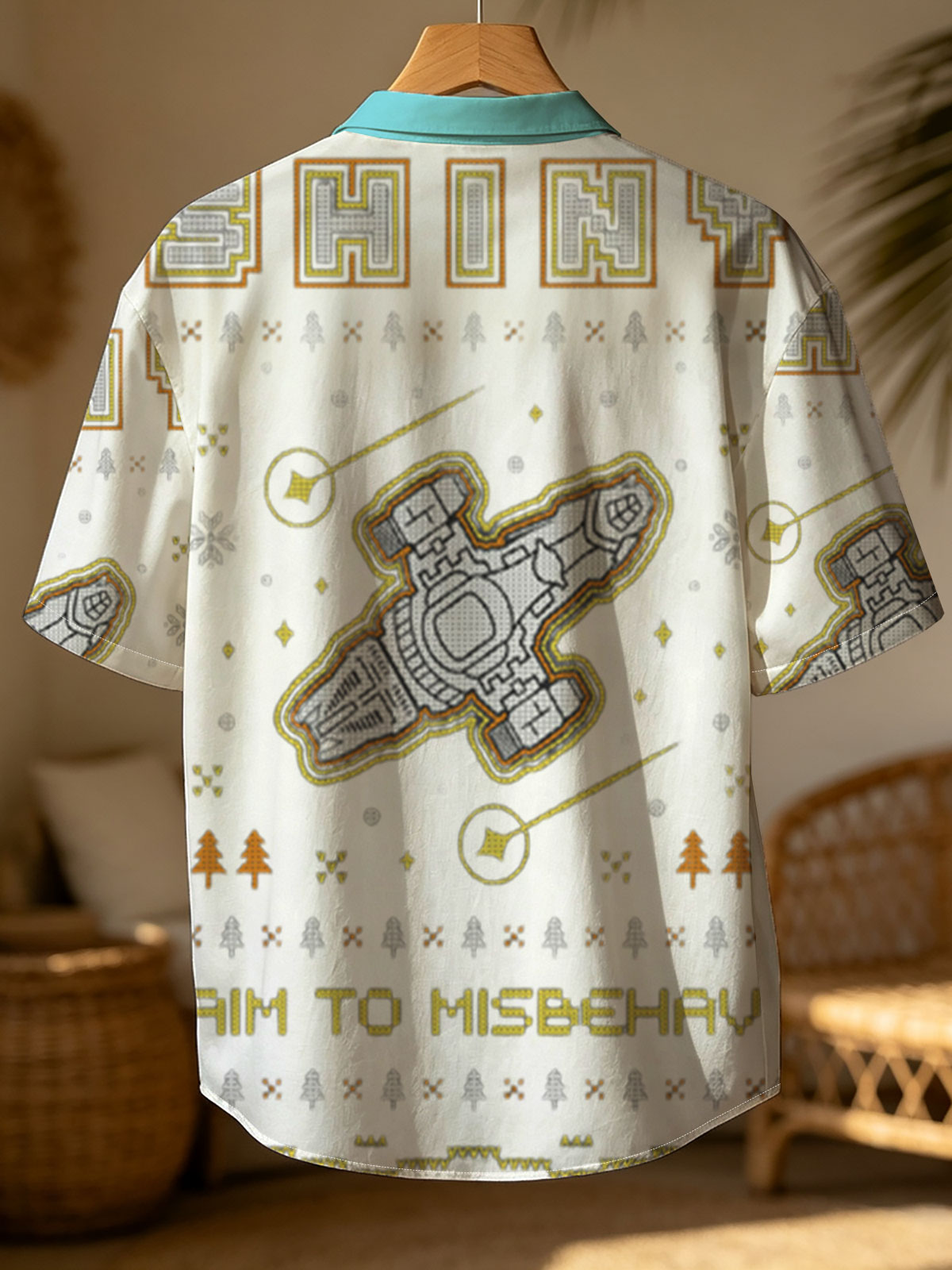 Shiny: Aim to Misbehave - X-Wing Starfighter Holiday Design -  Shirt