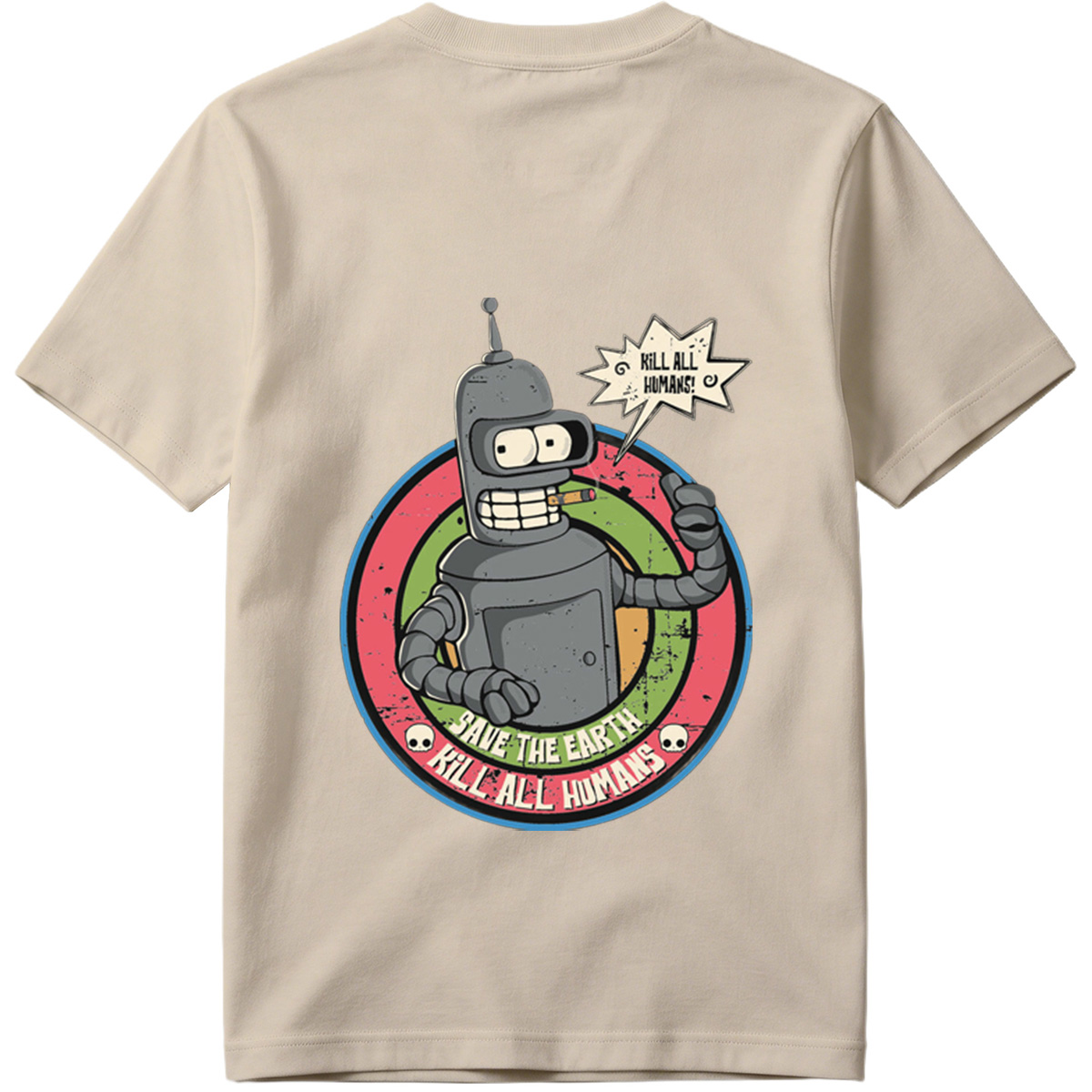 Futurama Bender: Save the Earth, Kill All Humans - Tee