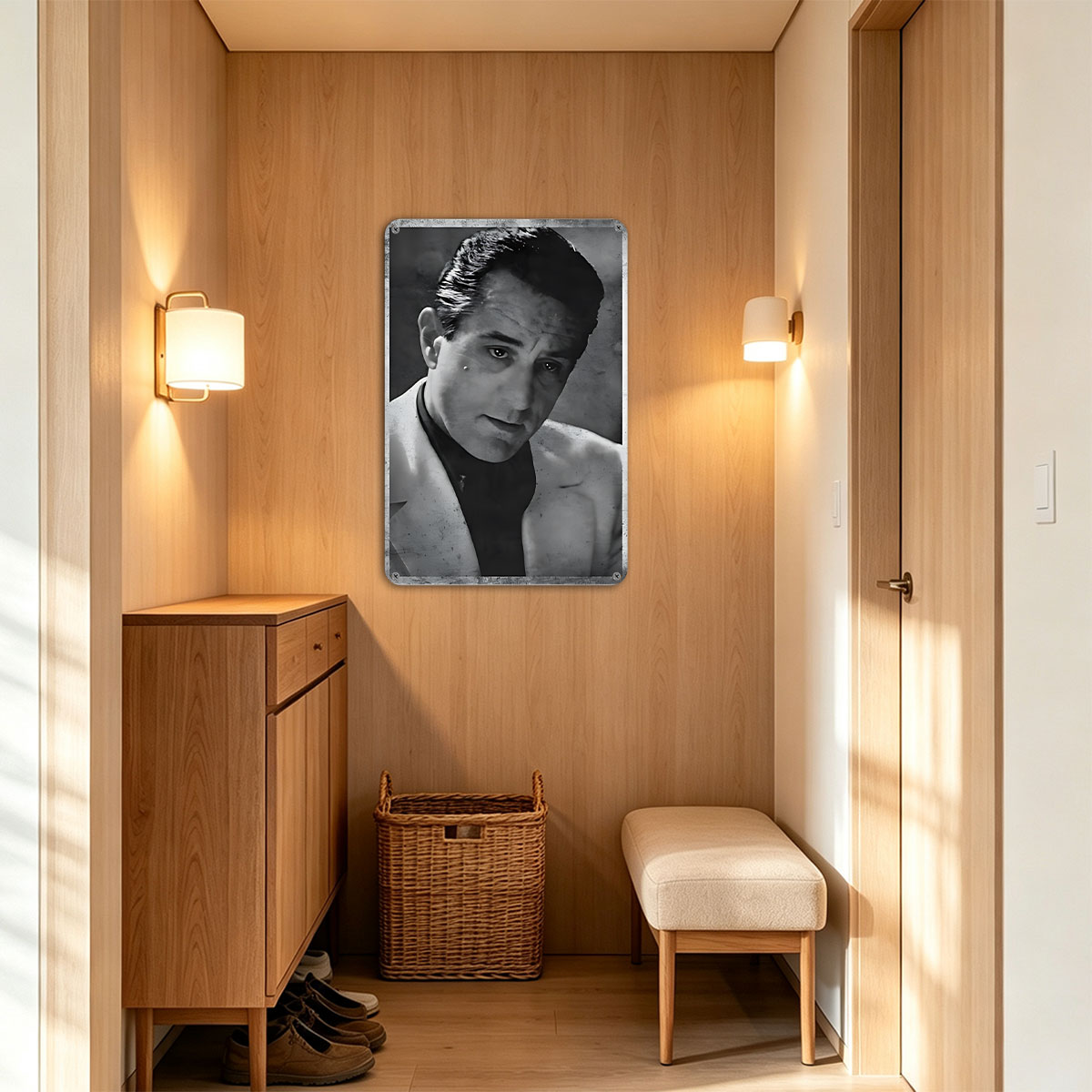 Classic Portrait of a Distinguished Man in a Suit - painting