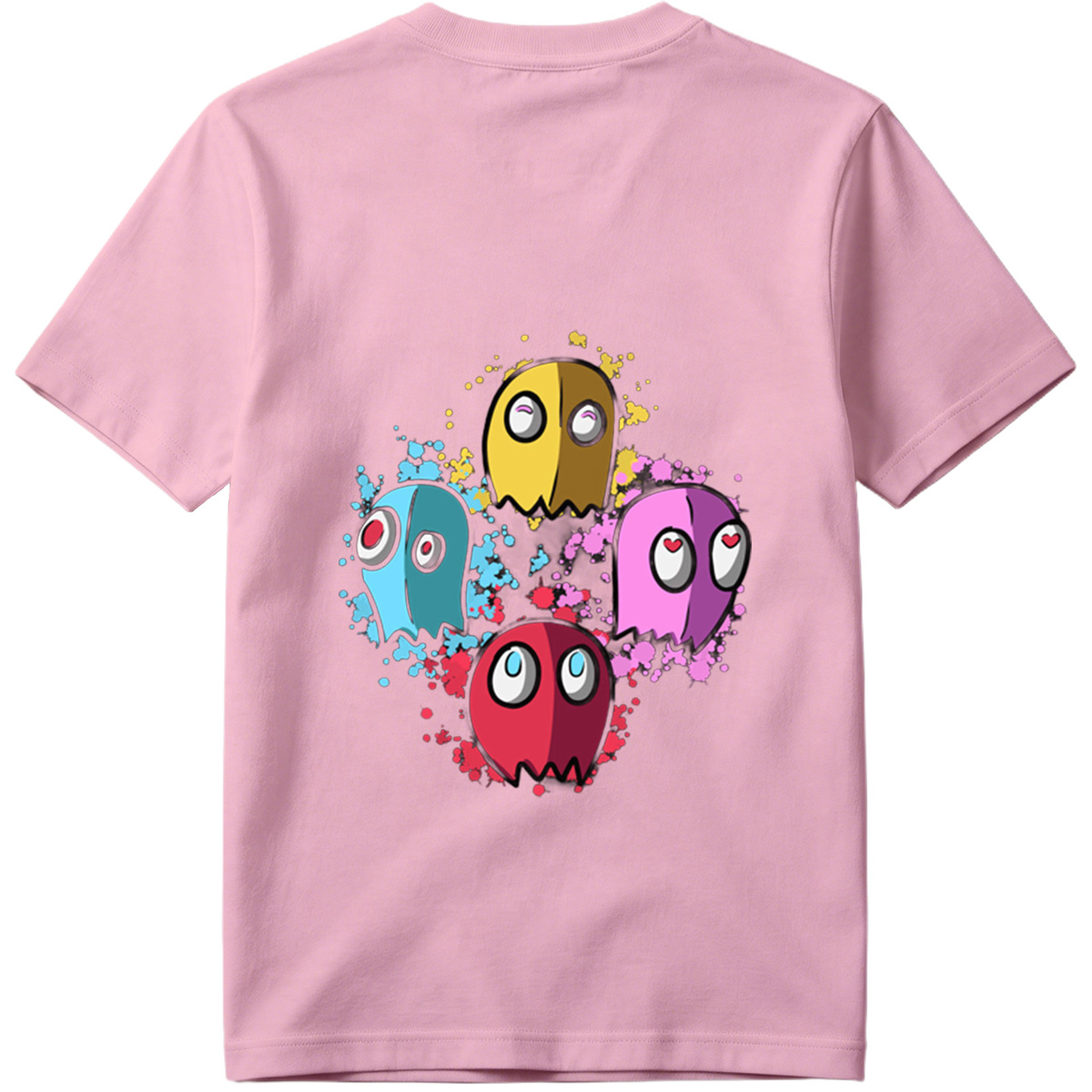Pac-Man Ghosts: Blinky, Pinky, Inky, and Clyde - Tee