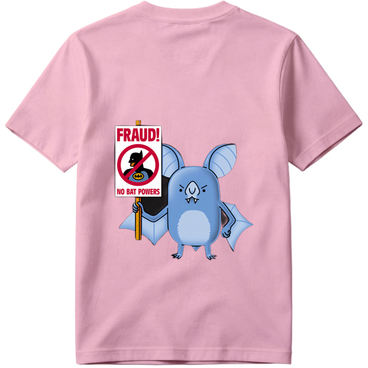 Batman and Bat Creature Protest Fraud - Tee