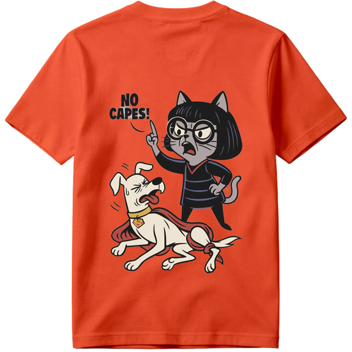 Krypto the Superdog and Streaky the Supercat: No Capes! - Tee
