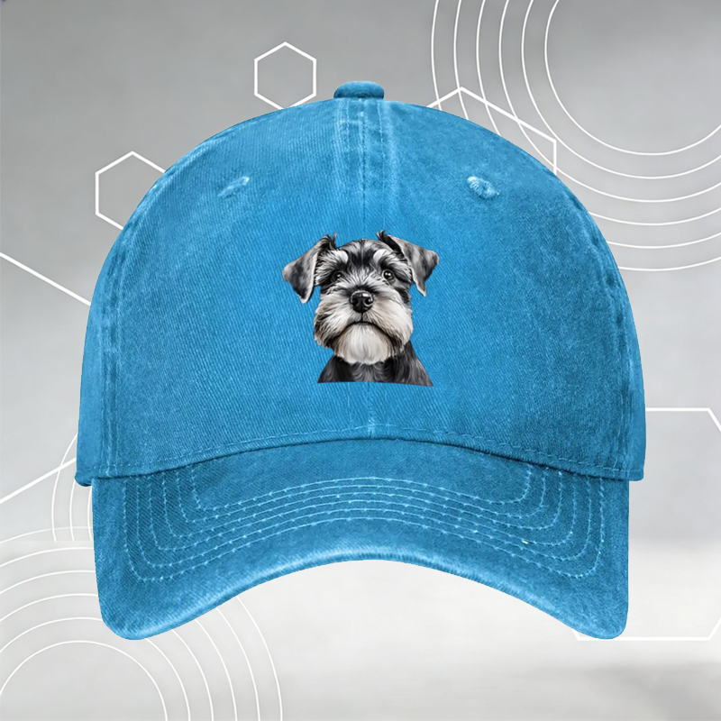 New Baseball Cap with Religious Cross and Stars Print 