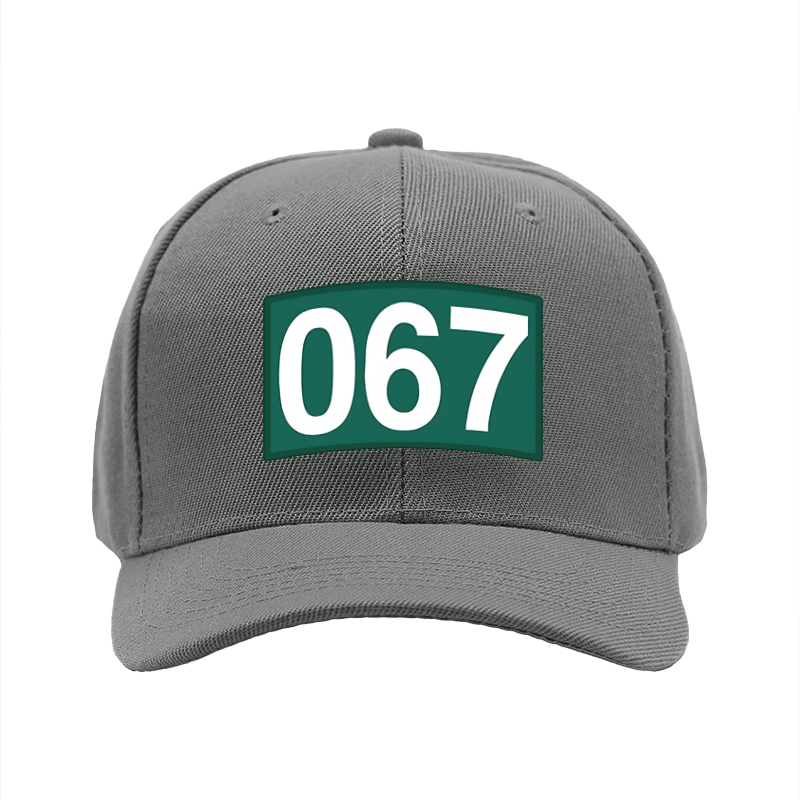 1pc New Baseball Cap with 067 Number Print and Bold Design Unisex Adjustable Hat for Outdoor Activities Sports Fans and Casual Wear Adults and Teens