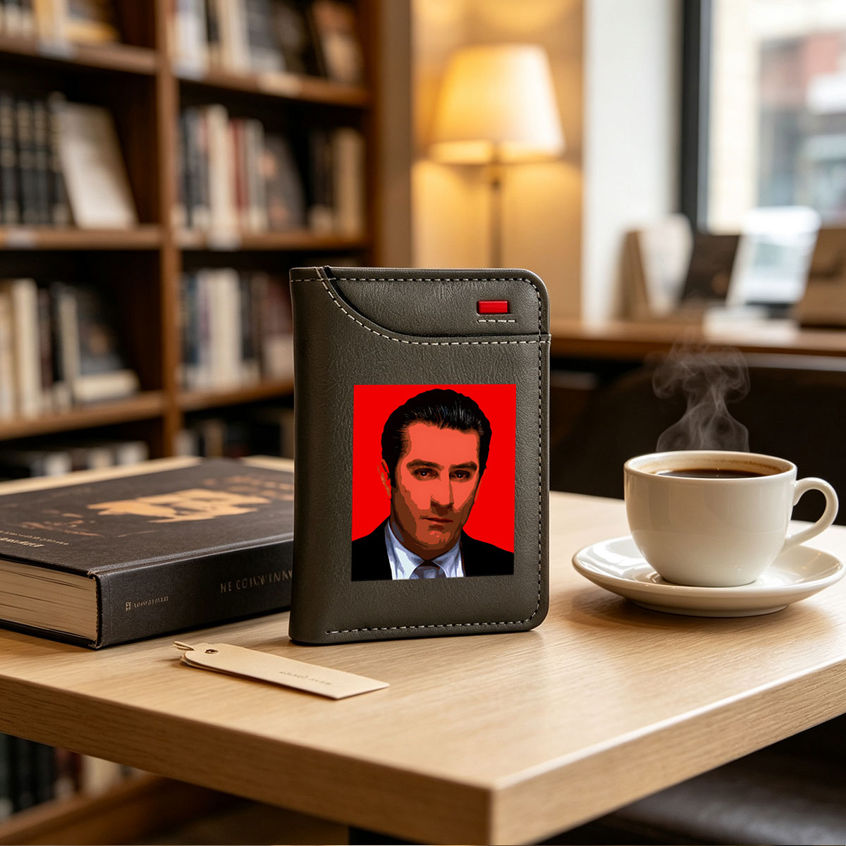 Al Pacino in a Pop Art Style Portrait - Vertical Style Wallet