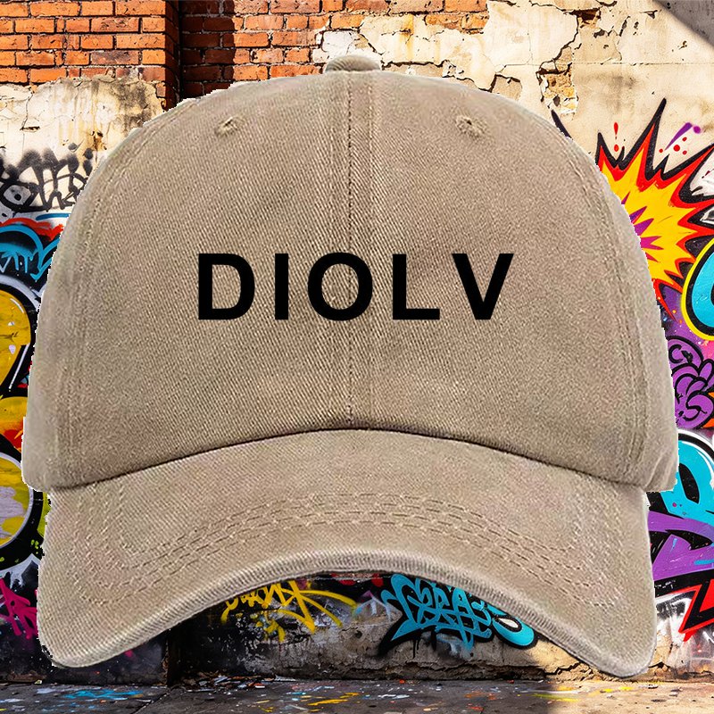 Men's Printed Washed Cap with 