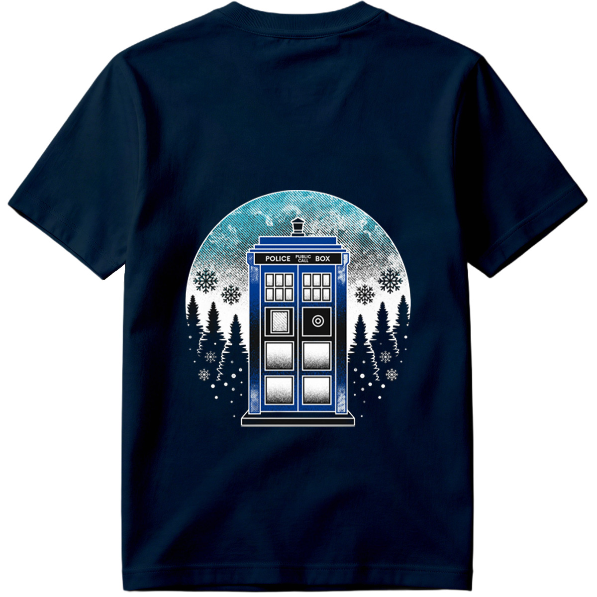 TARDIS in Winter Wonderland - Tee