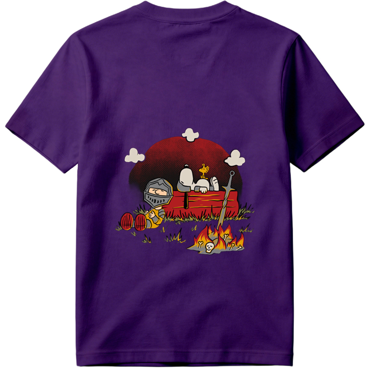 **Title:** Knight and Bone in the Moonlight - Tee