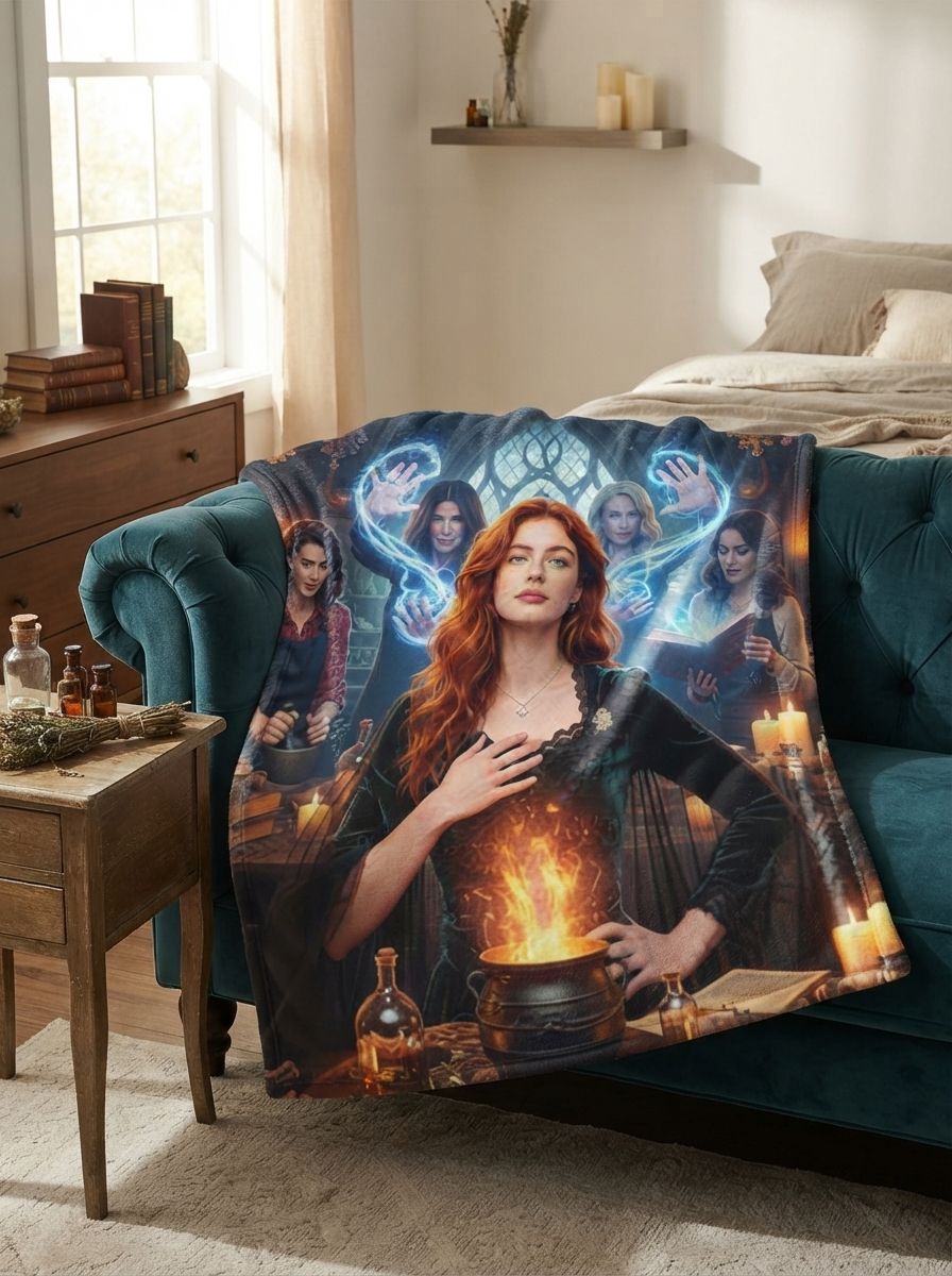 Custom Photo Face Blanket Personalized Velvet Soft Flannel Throw Anti-Pilling Cozy Fleece Bed Couch Movie Night Gift