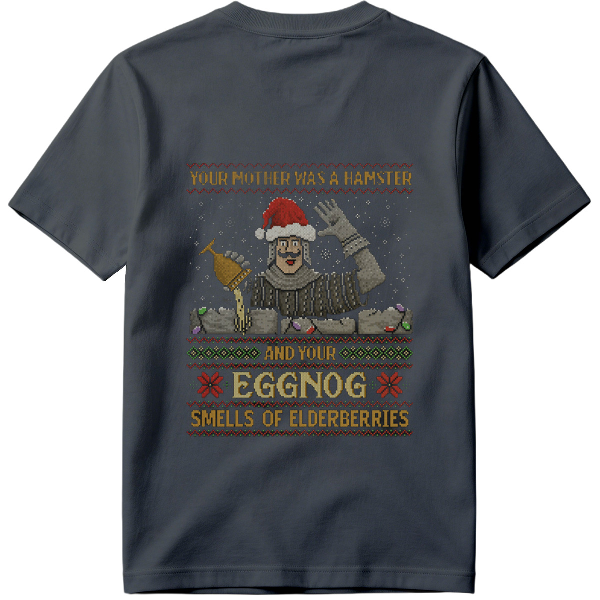 Monty Python and the Holy Grail - King Arthur Christmas Sweater - Tee