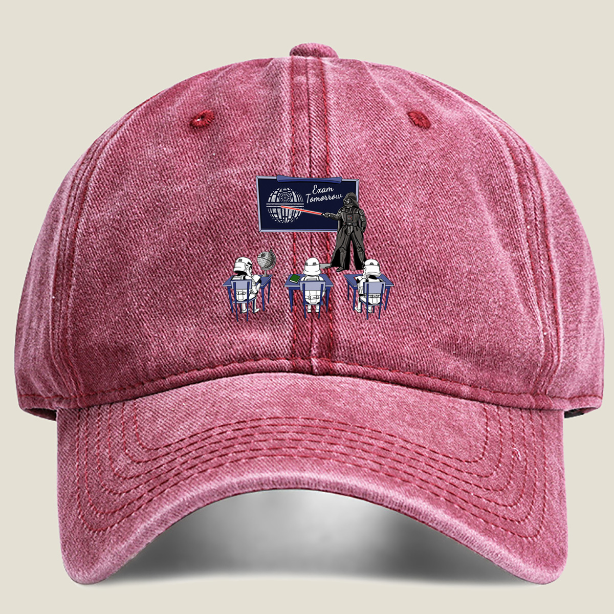 Star Wars: Darth Vader Teaches Stormtroopers in Class - Washed Denim - Baseball Cap