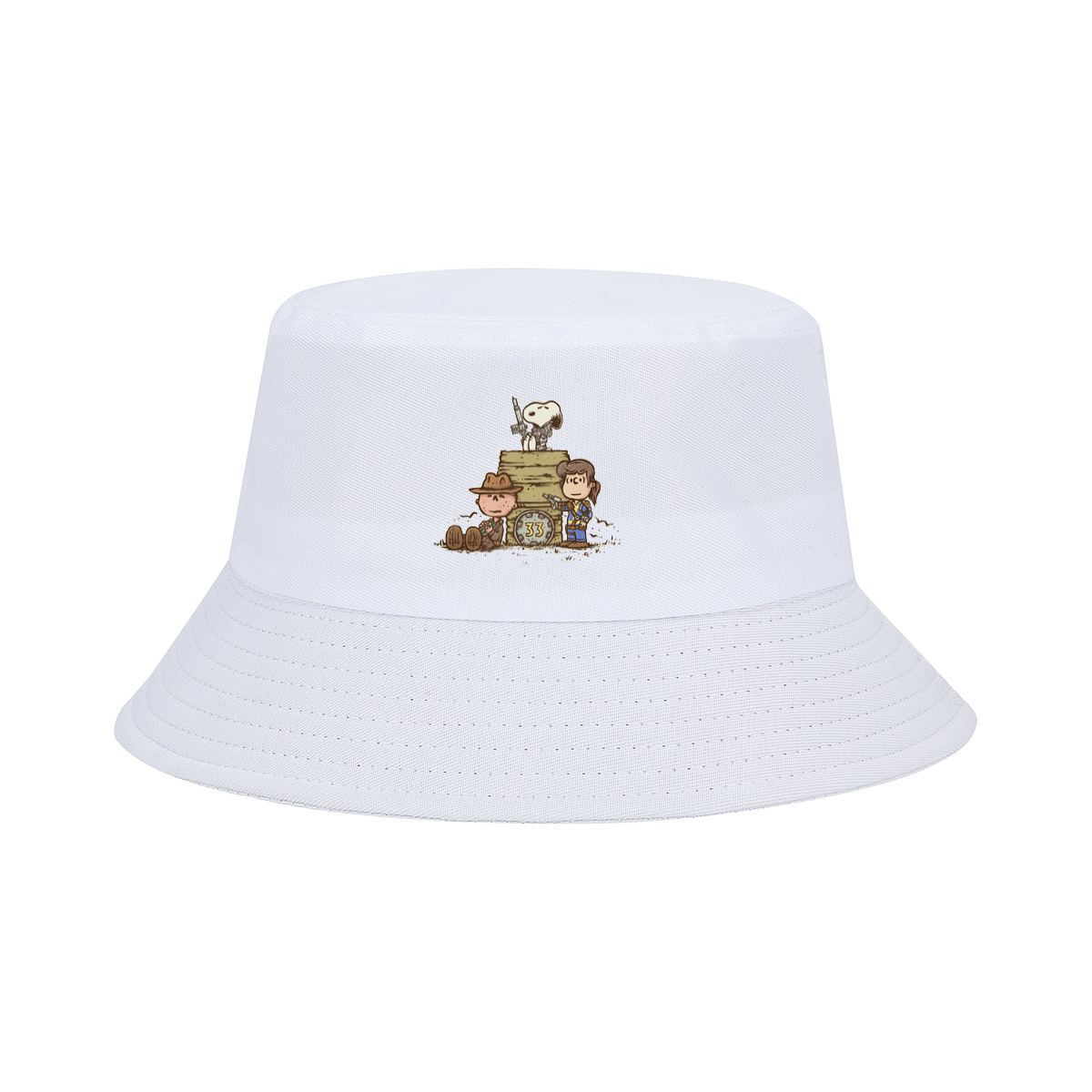 Snoopy, Charlie Brown, and Peppermint Patty in Fallout 33 - Fisherman's Hat