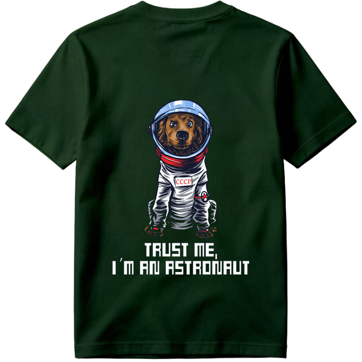 Cosmic Canine: CCCP Astronaut Dog - Tee