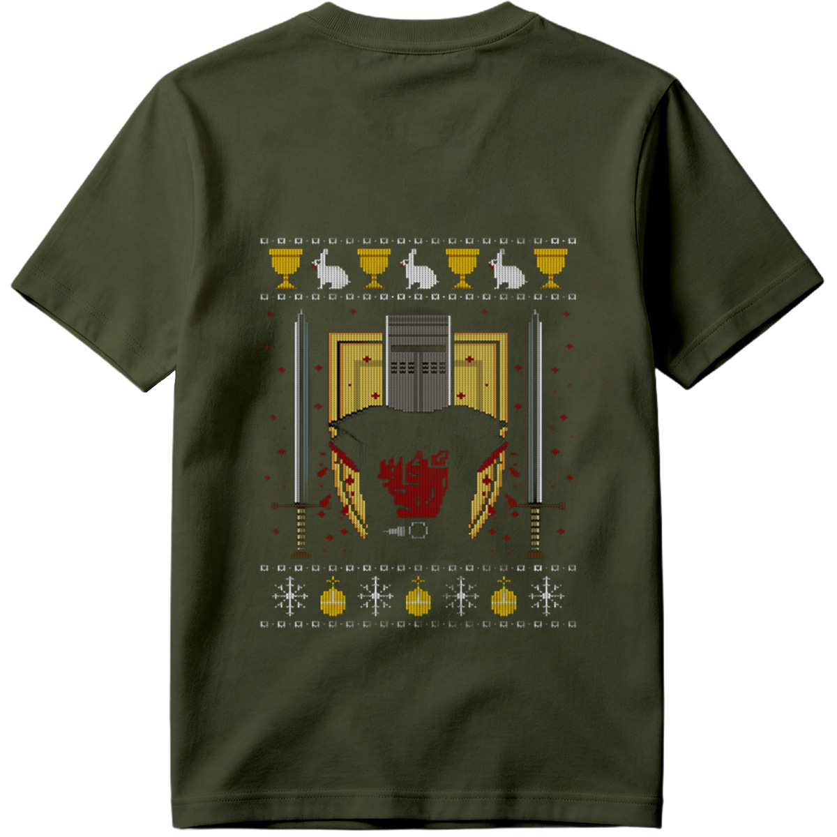 Game of Thrones: Iron Throne and White Walkers Holiday Design - Tee