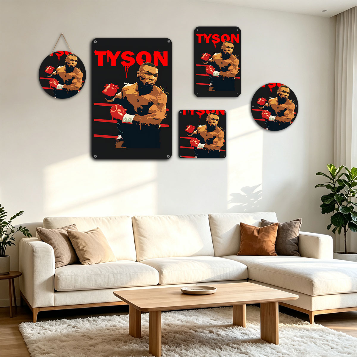 Mike Tyson Boxing Legend in the Ring - painting