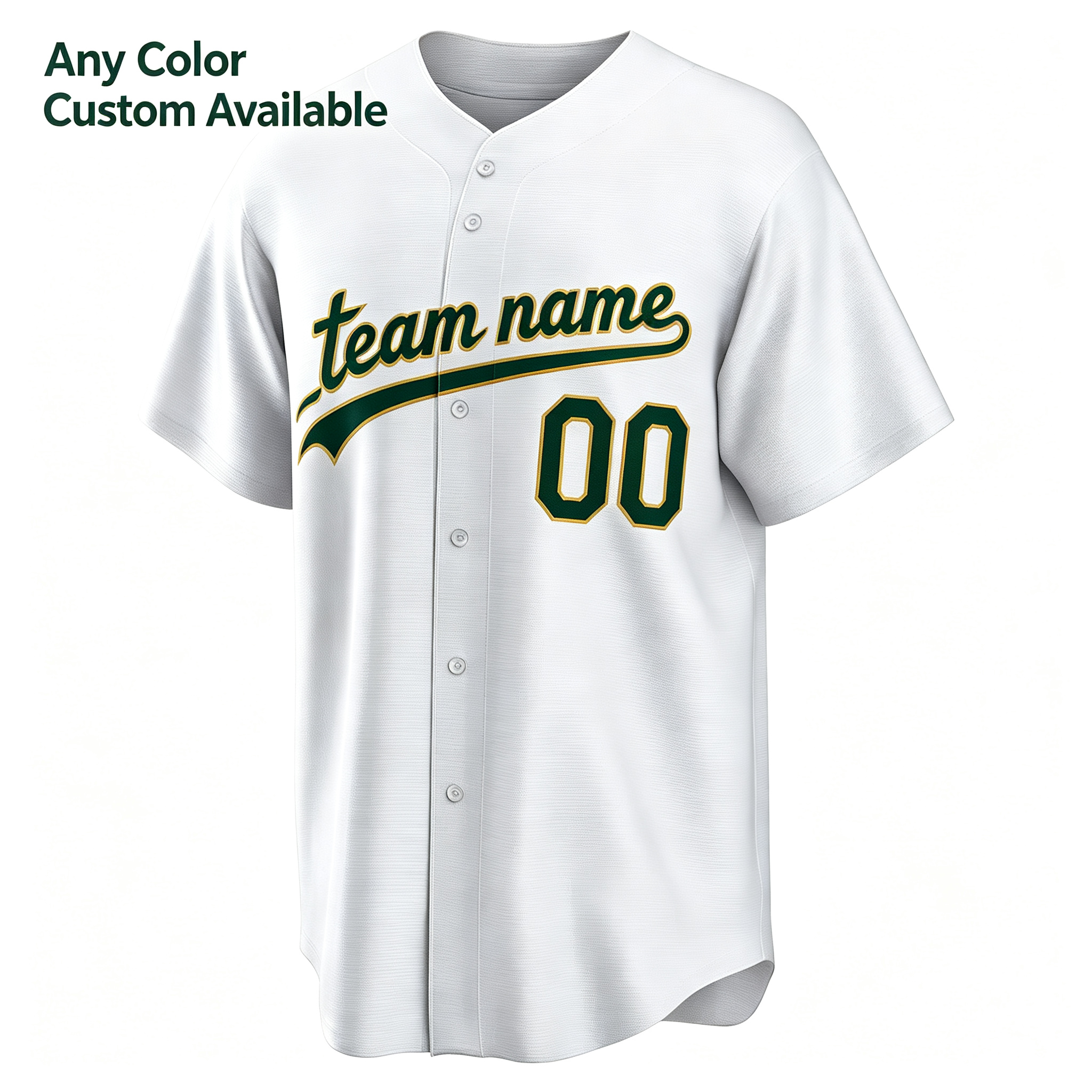 Custom Name Number Retro Baseball Jersey, Breathable Button‑Down Uniform