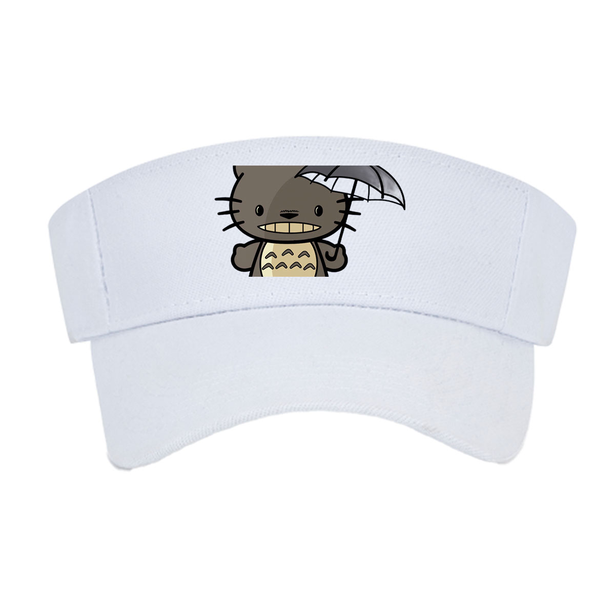 Totoro Holding Umbrella with Small Totoro on Head -  Visor cap