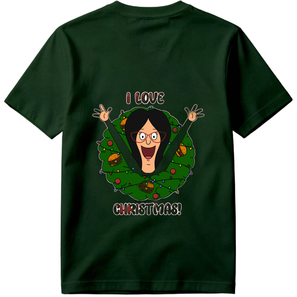 I Love Christmas - Morticia Addams Style - Tee