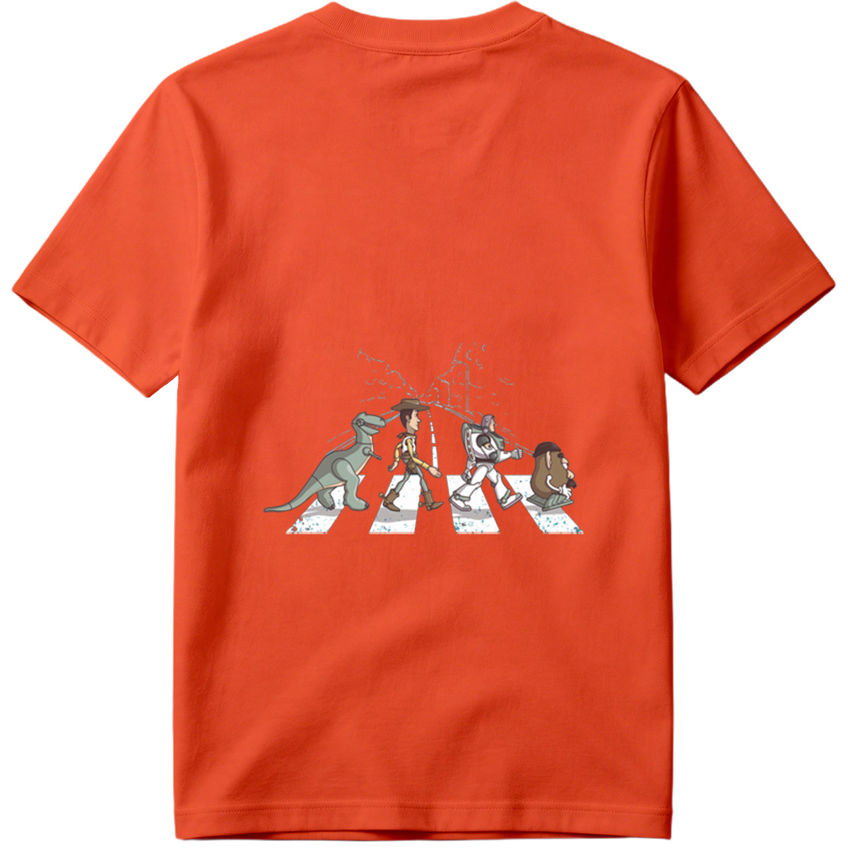 Toy Story Characters Crossing the Street - Tee