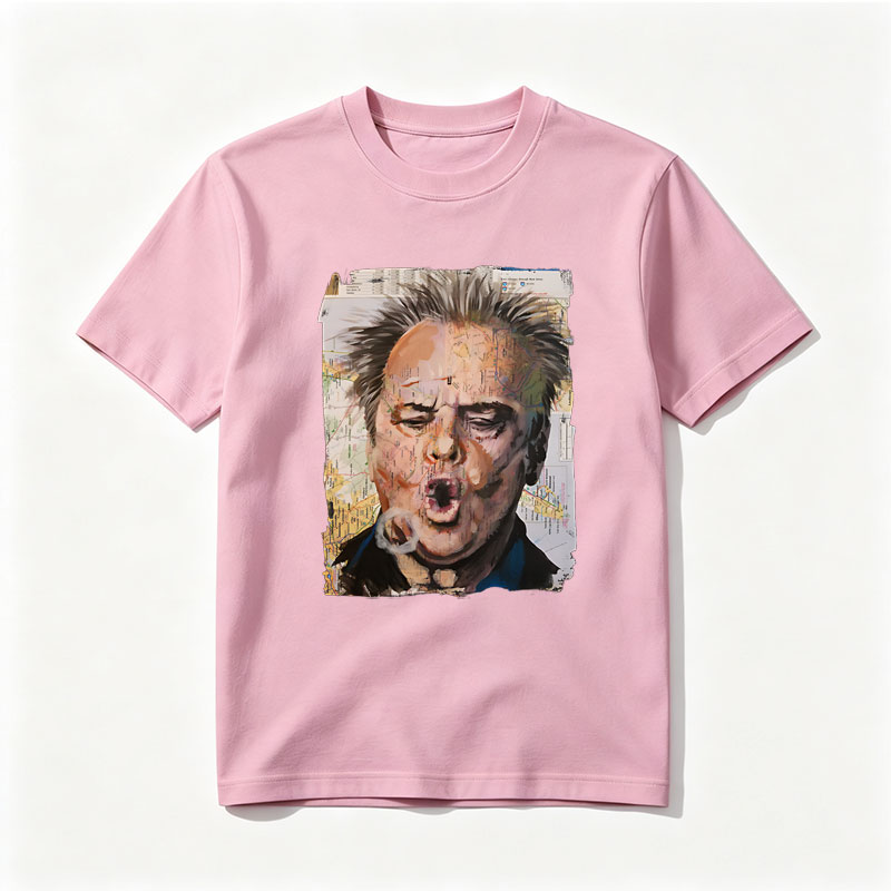 Map-Faced Man Screaming with Smoke - Tee