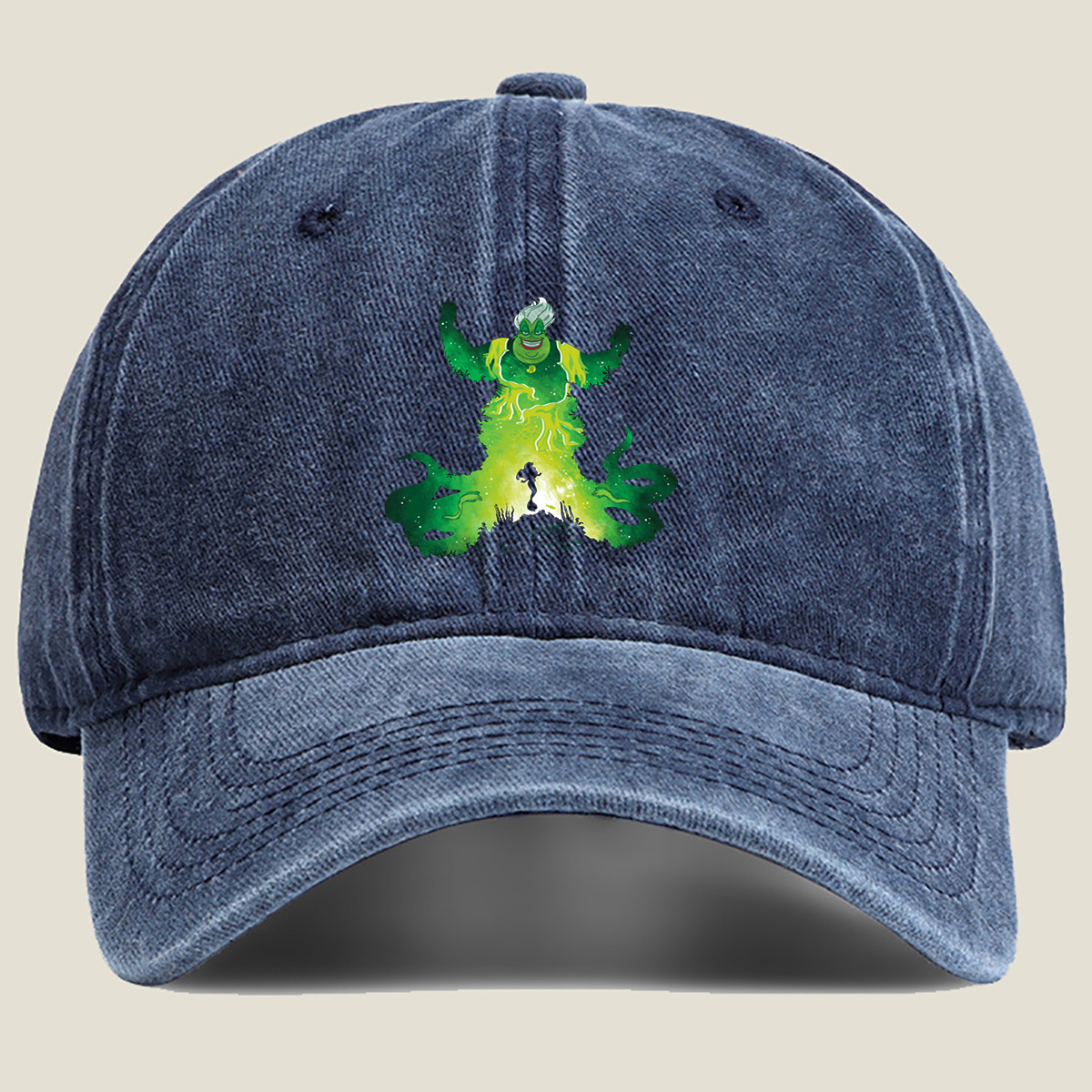 The Little Mermaid: Ursula's Shadow - Washed Denim - Baseball Cap